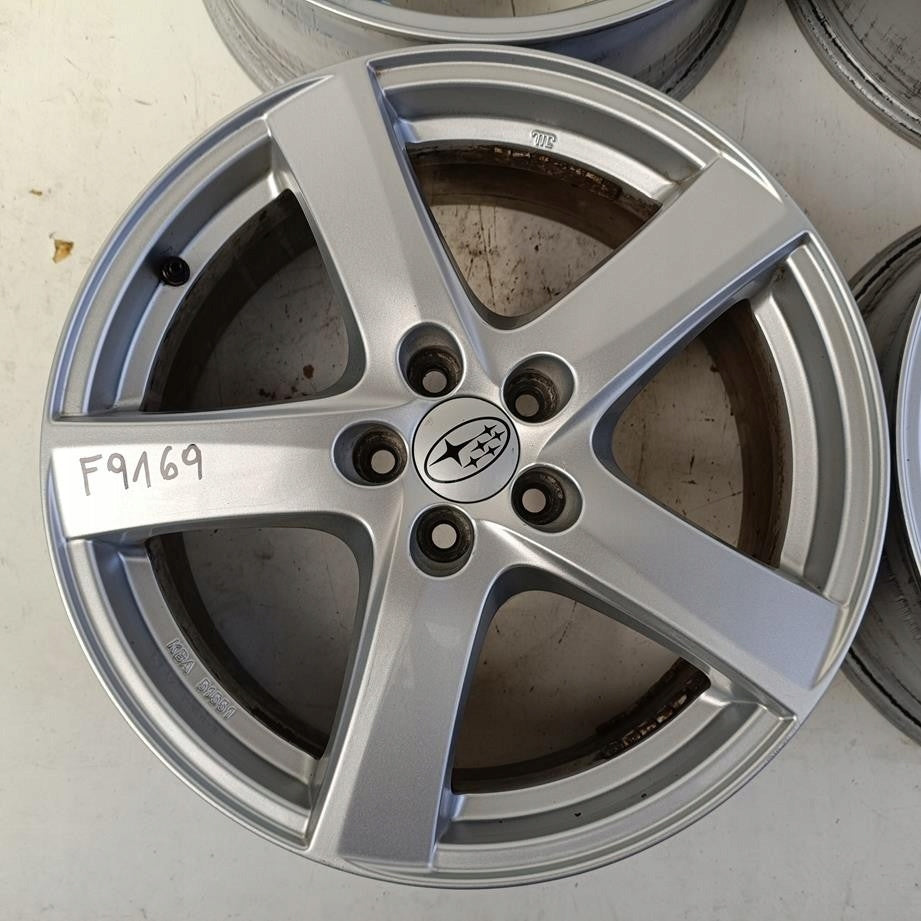 4x Alufelge 17 Zoll 7.0" 5x100 48ET Subaru Impreza Forester Legacy I Rim Wheel FEL1587222643lr