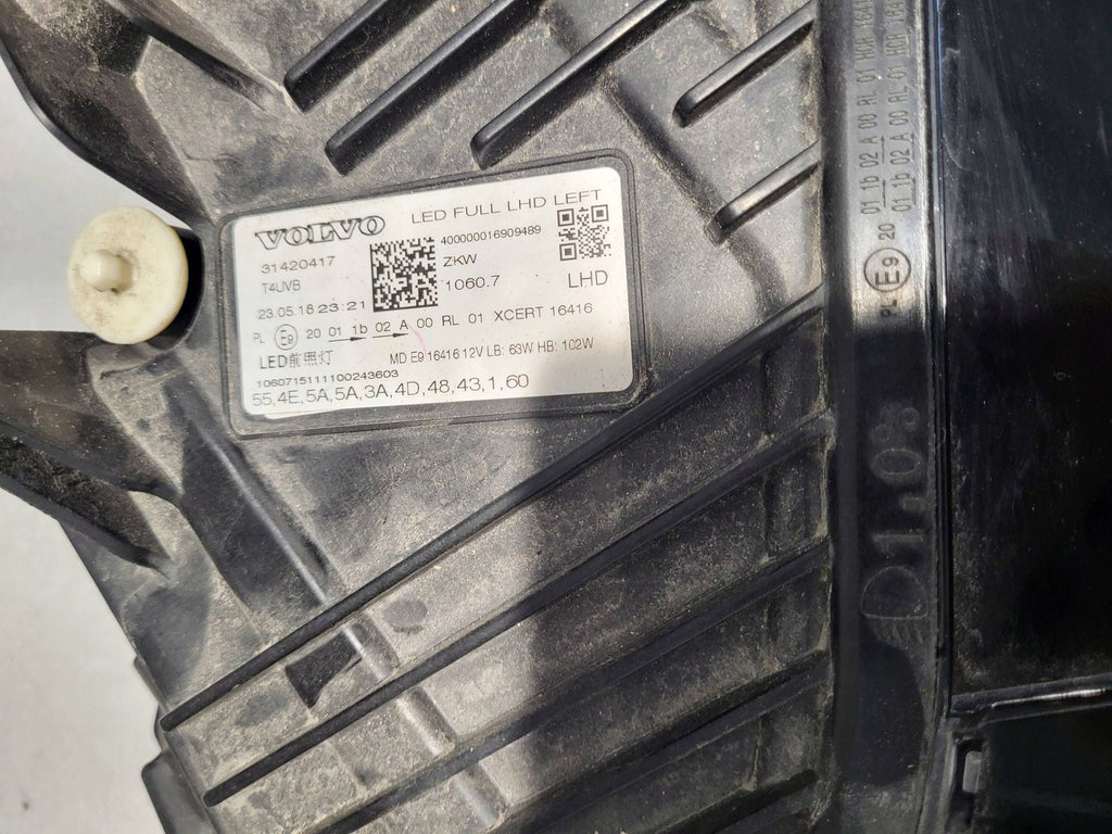 Frontscheinwerfer Volvo Xc60 31420417 LED Links Scheinwerfer Headlight SCH1394156143wc