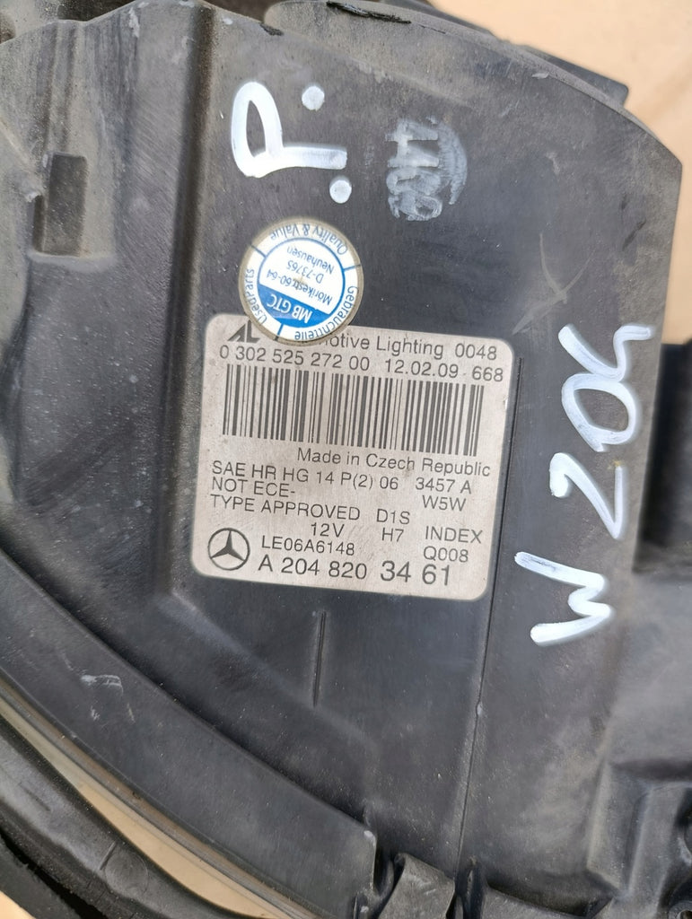 Frontscheinwerfer Mercedes-Benz W204 A2048203461 Rechts Scheinwerfer Headlight SCH4907042711db