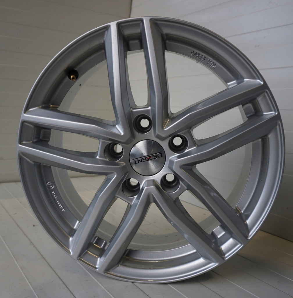 4x Alufelge 16 Zoll 6.5" 5x112 41ET Glanz Silber TTRZ8SA41E Rim Wheel FEL5444930038cp