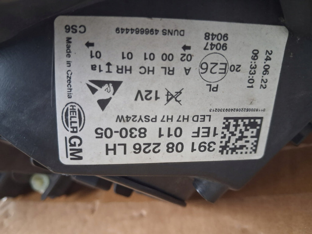 Frontscheinwerfer Opel Corsa E 1EF011830-05 1EF011830-06 LED Ein Satz Headlight SCH1569094941kb