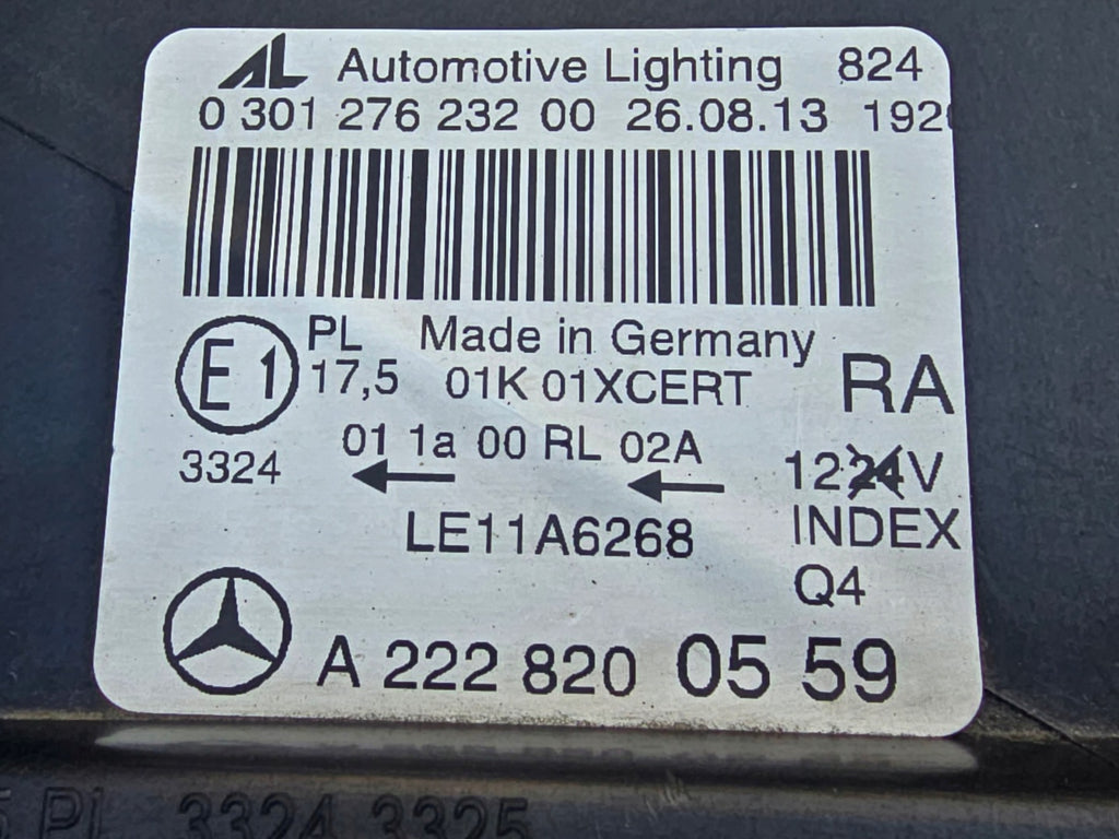 Frontscheinwerfer Mercedes-Benz W222 A2228200559 Vorderseite Headlight SCH2017337372md