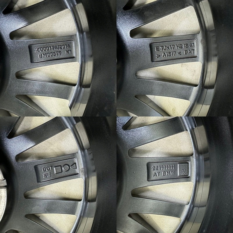 1x Alufelge 17 Zoll 7.0" 5x112 41ET 6891174 BMW Active Tourer U06 Rim Wheel FEL8190084817rt