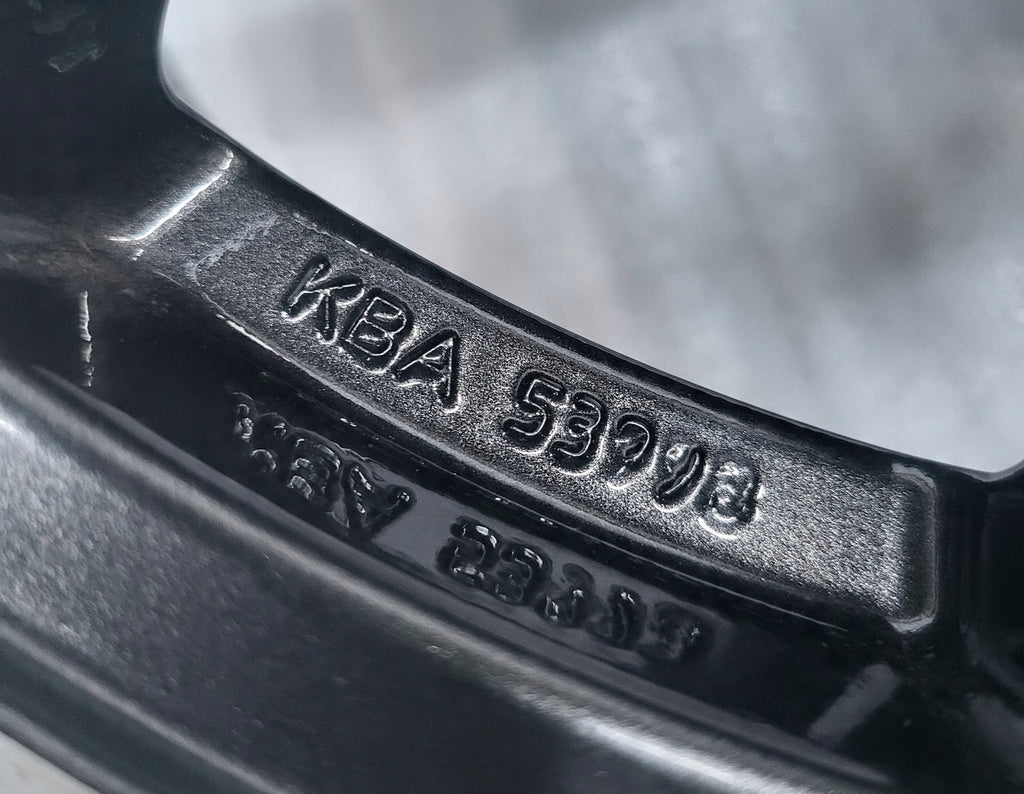 1x Alufelge 18 Zoll 7.5" 5x112 30ET Glanz Graphit KBA53998 Audi Mg Rim Wheel