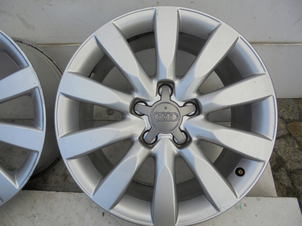 4x Alufelge 17 Zoll 8.0" 5x112 47ET Glanz Silber 8K0601025C Audi B8 Rim Wheel FEL4361389975hl
