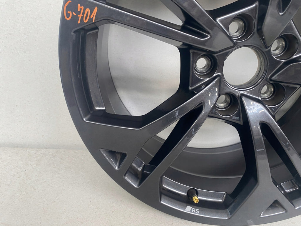 1x Alufelge 18 Zoll 8.0" 5x112 46ET Glanz Schwarz 8Y0601025CF Audi A3 Rim Wheel FEL9054671244ia