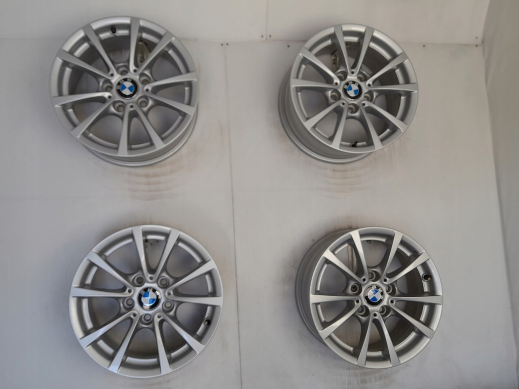 4x Alufelge 16 Zoll 7.0" 5x120 31ET Glanz Silber 6796236 BMW 7 Rim Wheel FEL9585221715dc