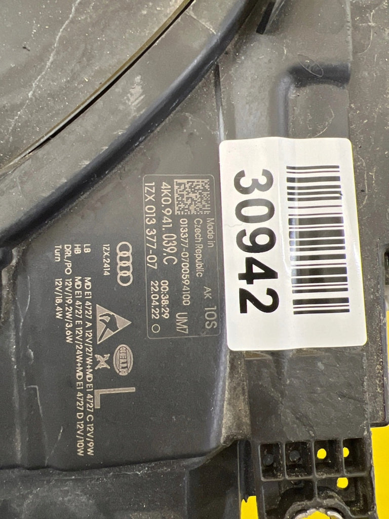 Frontscheinwerfer Audi A6 C8 4K0941039C LED Links Scheinwerfer Headlight SCH3335018234tj