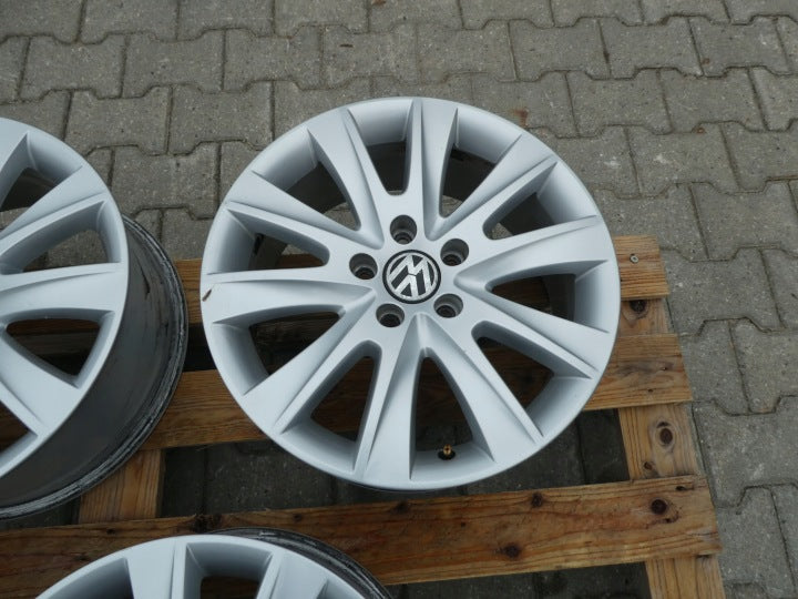 4x Alufelge 17 Zoll 7.0" 5x112 43ET Matt Silber 5N0601025M VW Tiguan Rim Wheel FEL3800385989ne
