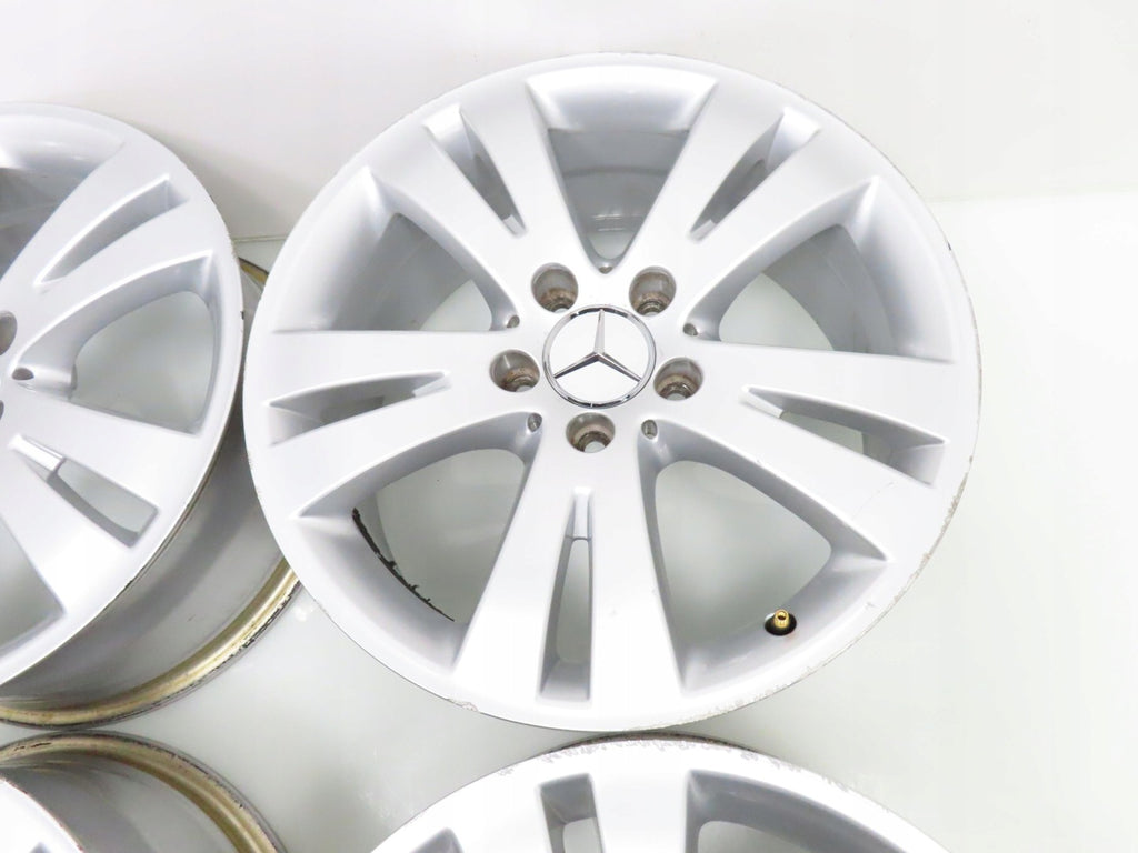 4x Alufelge 17 Zoll 7.5" 5x112 47ET Glanz Silber A2044010402 Mercedes-Benz FEL4756438158ch