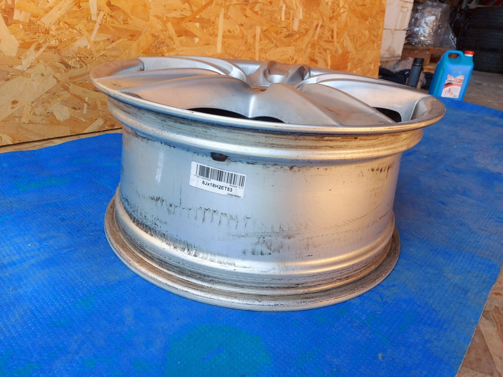 1x Alufelge 18 Zoll 8.0" 5x130 53ET Matt Silber 7P5601025 Porsche Cayenne 92a FEL1535624042hn