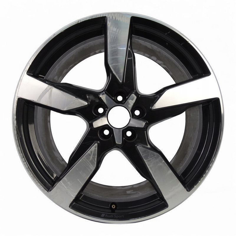 1x Alufelge 20 Zoll 8.5" 5x112 43ET Glanz Schwarz 4K0601025AD Audi A6 C8