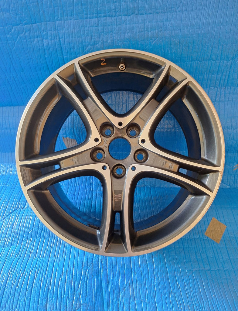 1x Alufelge 18 Zoll 8.0" 5x112 57ET Glanz Grau 6855092 BMW 1 Mg Rim Wheel FEL2283190500yv