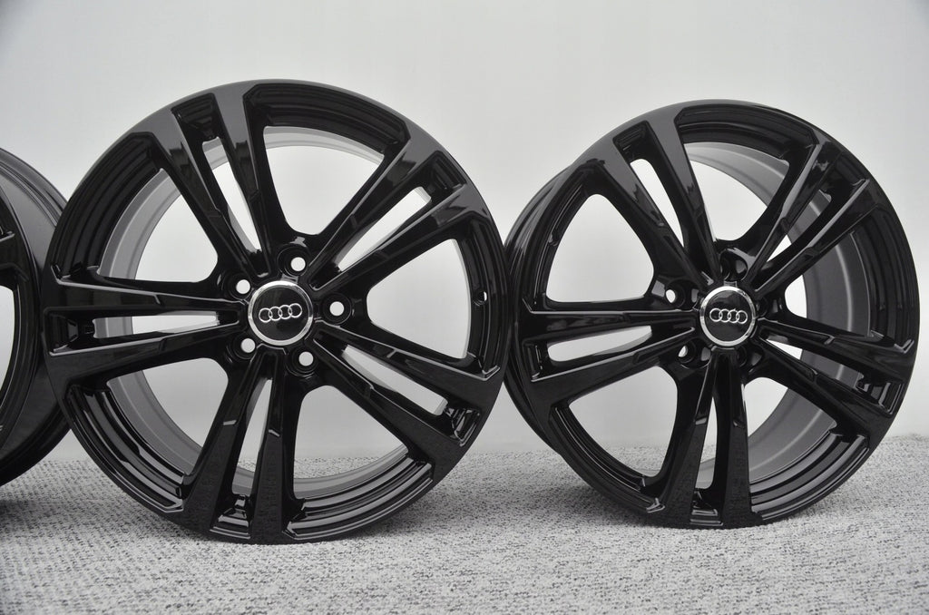 4x Alufelge 18 Zoll 7.5" 5x112 Schwarz Audi C5 B6 B7 Rim Wheel FEL3477735949wh