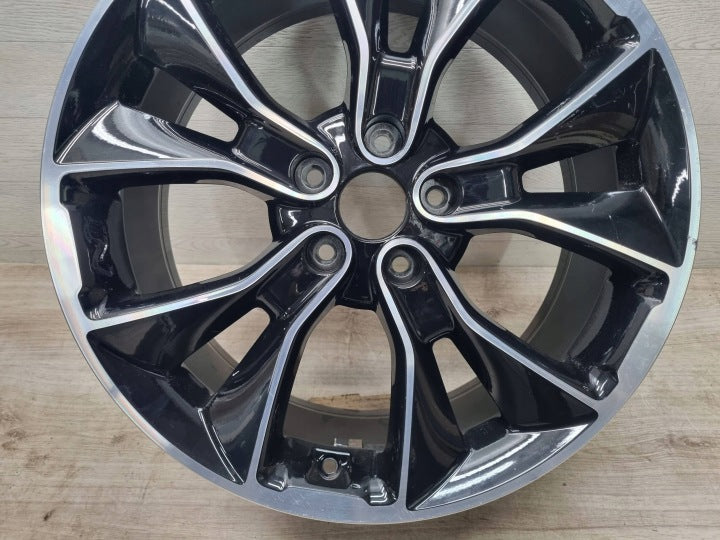 1x Alufelge 19 Zoll 8.0" 5x114.3 55ET Glanz Schwarz 52910-S0100 Hyundai I30 FEL4990542260oc