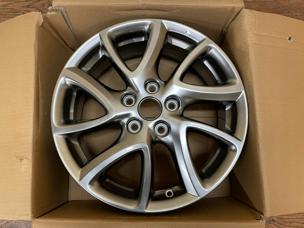 1x Alufelge 17 Zoll 7.0" 5x114.3 52 5ET Glanz Schwarz 99655570070 Mazda