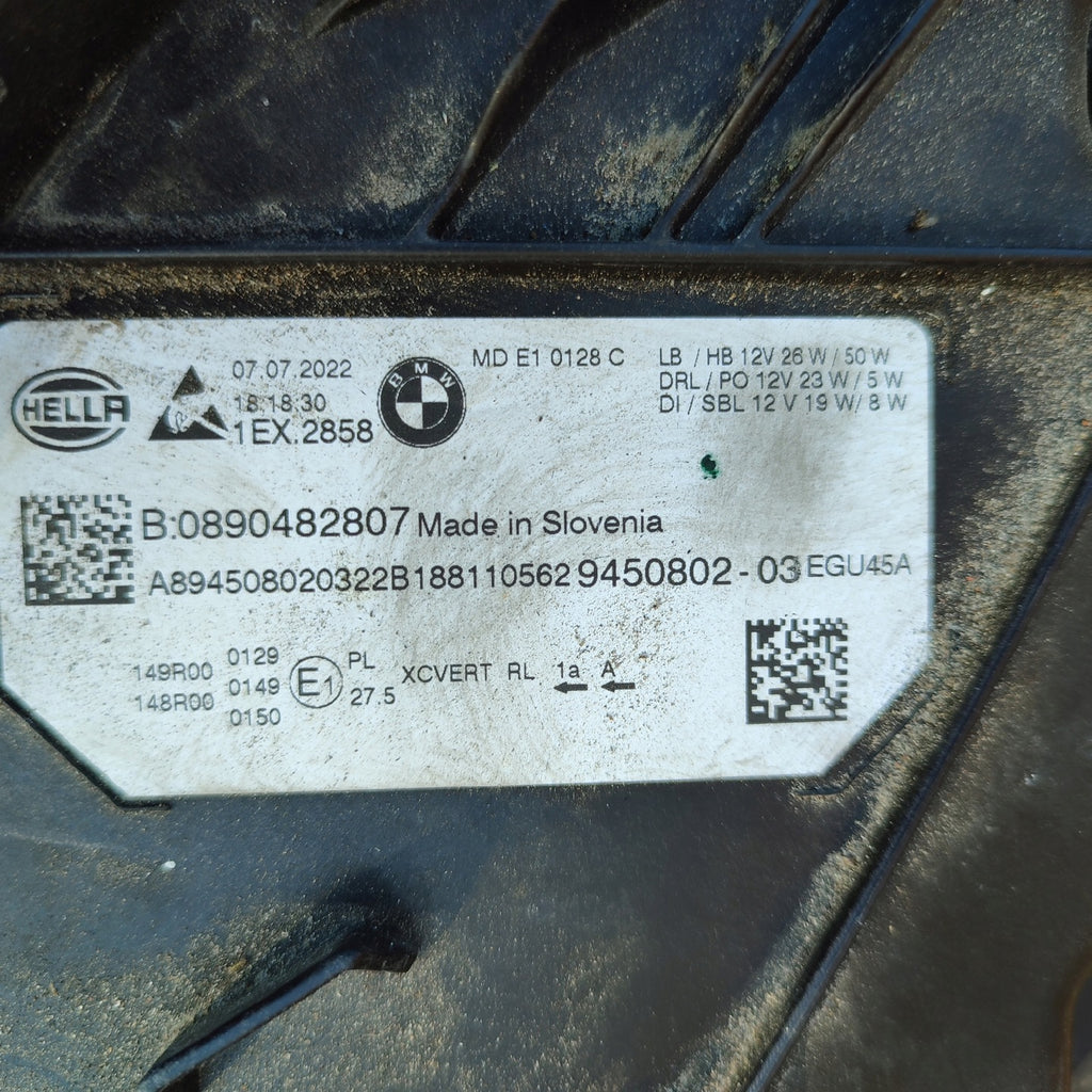 Frontscheinwerfer BMW G20 9450802 9450801 Ein Stück (Rechts oder Links) SCH7335241294ha