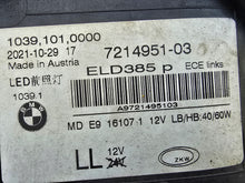 Laden Sie das Bild in den Galerie-Viewer, Frontscheinwerfer BMW 5 G31 G30 7214951-03 Full LED Links Scheinwerfer Headlight SCH3977055941eh