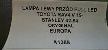 Load image into Gallery viewer, Frontscheinwerfer Toyota V LED Links Scheinwerfer Headlight SCH3657910311dm