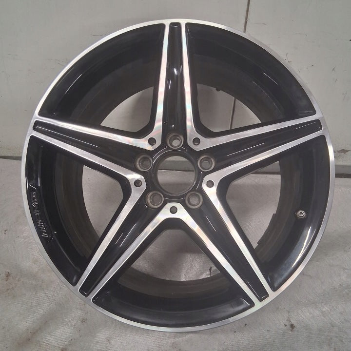 1x Alufelge 18 Zoll 9.0" 5x112 49ET Glanz A2134011900 Mercedes-Benz W213 FEL7607110347gg