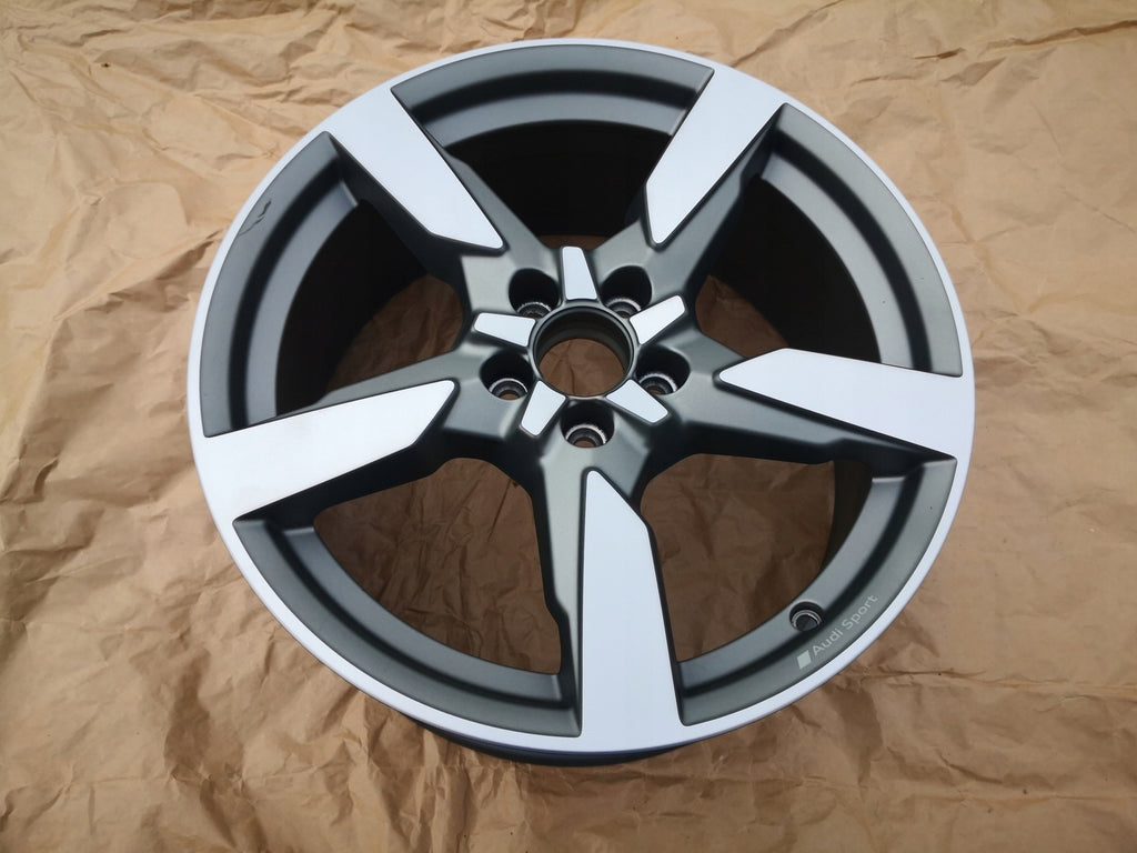 1x Alufelge 17 Zoll 7.5" 5x100 46ET Grau 82A601025P Audi A1 Rim Wheel