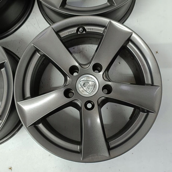 4x Alufelge 16 Zoll 7.0" 5x120 35ET Glanz Grau BMW E91 E90 Rim Wheel FEL3128787265zw