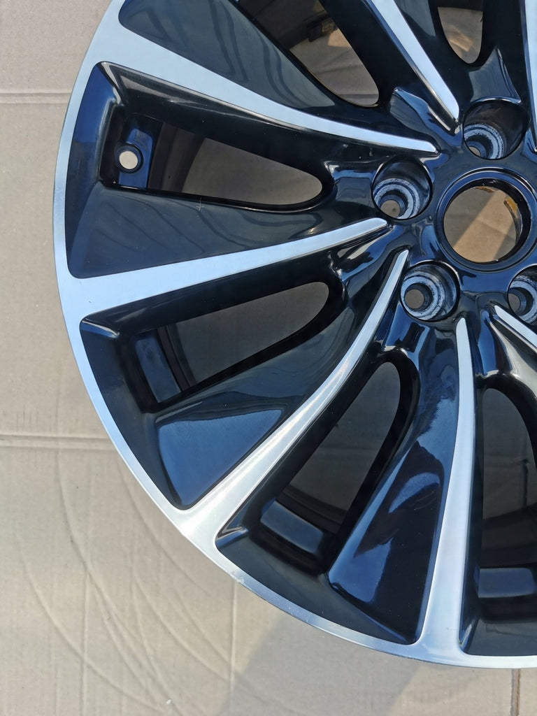 1x Alufelge 19 Zoll 7.0" 5x108 38ET Glanz Schwarz 174580 Opel Grandland X