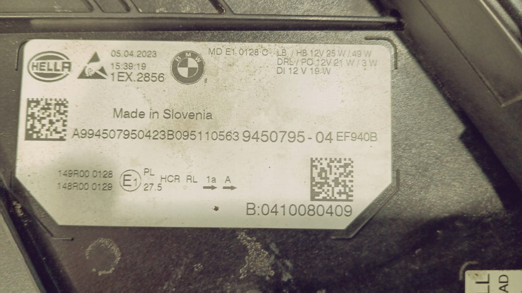 Frontscheinwerfer BMW 3 G21 G20 9450795 9450795-04 20L2225 LED Links Headlight SCH4045920490ho