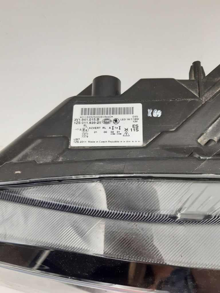 Frontscheinwerfer Skoda Superb III 3V1941015 Xenon Links Scheinwerfer Headlight