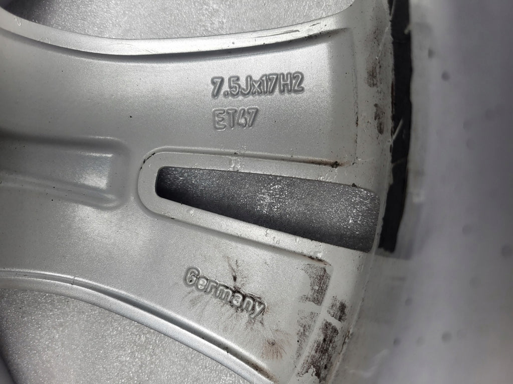 1x Alufelge 17 Zoll 7.5" 5x112 47ET Glanz Grau A2044010402 Mercedes-Benz W204 FEL4041041948zi