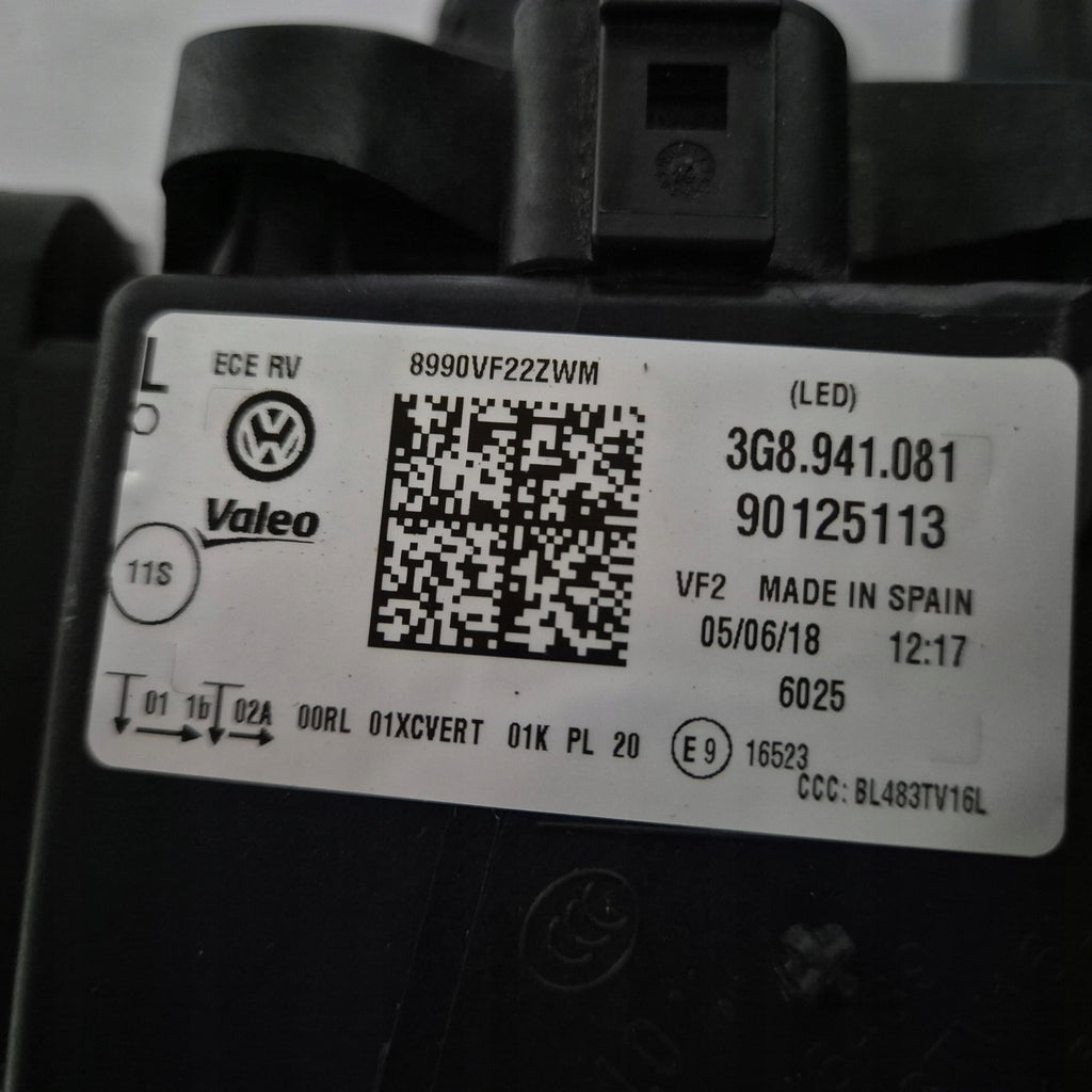 Frontscheinwerfer VW Arteon 3G8941081 LED Links Scheinwerfer Headlight