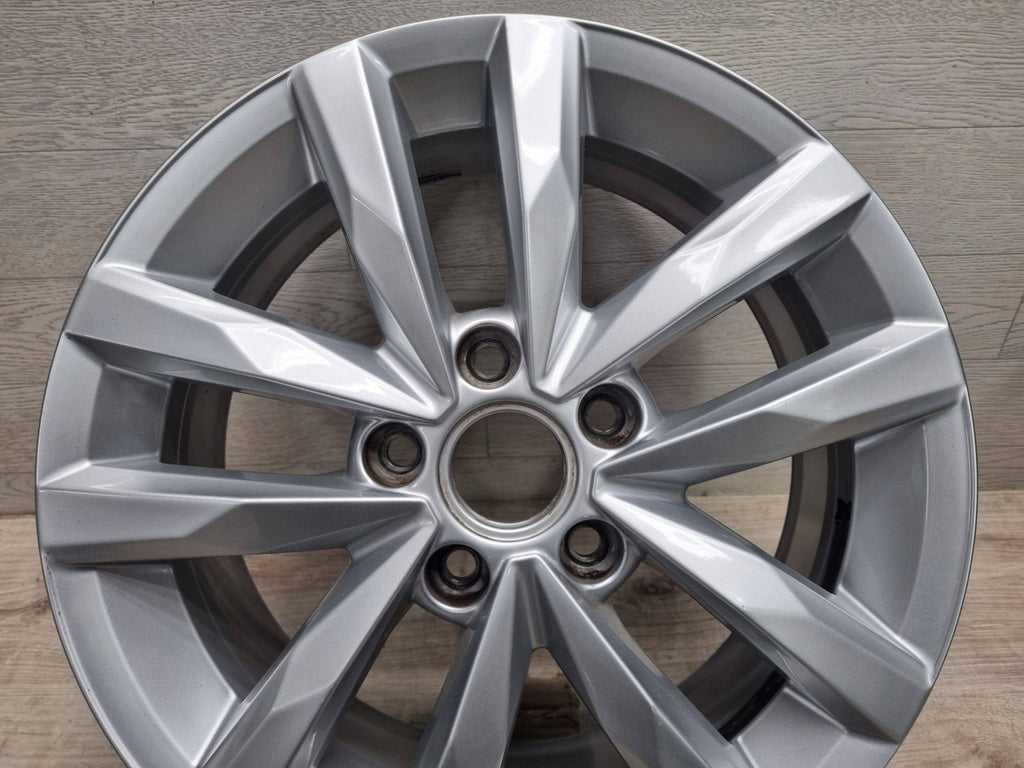 1x Alufelge 16 Zoll 6.5" 5x112 48ET Glanz Silber 5TA601025 VW Touran Rim Wheel FEL8905228640ht