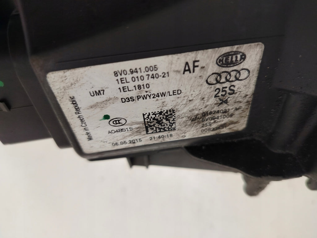Frontscheinwerfer Audi A3 8V0941005 LED Links Scheinwerfer Headlight SCH2990579050qa