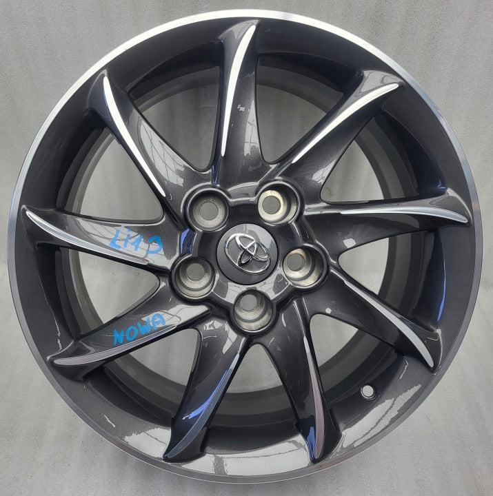 1x Alufelge 17 Zoll 7.0" 5x114.3 45ET Glanz Grau PZ406-T067F Toyota Avensis FEL2757963610wq
