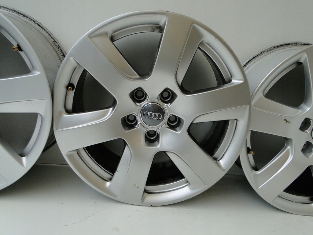 1x Alufelge 17 Zoll 7.5" 5x112 37ET Silber Audi Rim Wheel