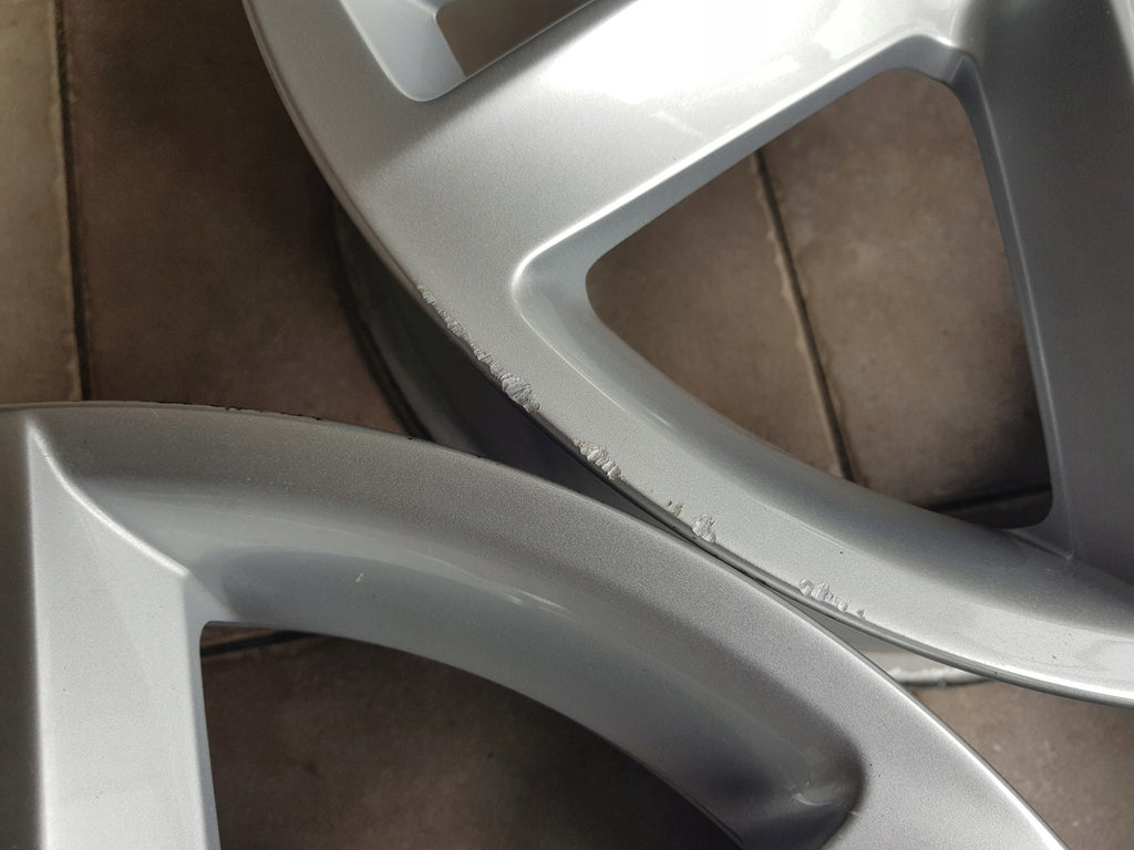 4x Alufelge 17 Zoll 6.5" 5x100 48ET Glanz Silber 6F9601025E Seat Arona Rim Wheel FEL3257127964xs