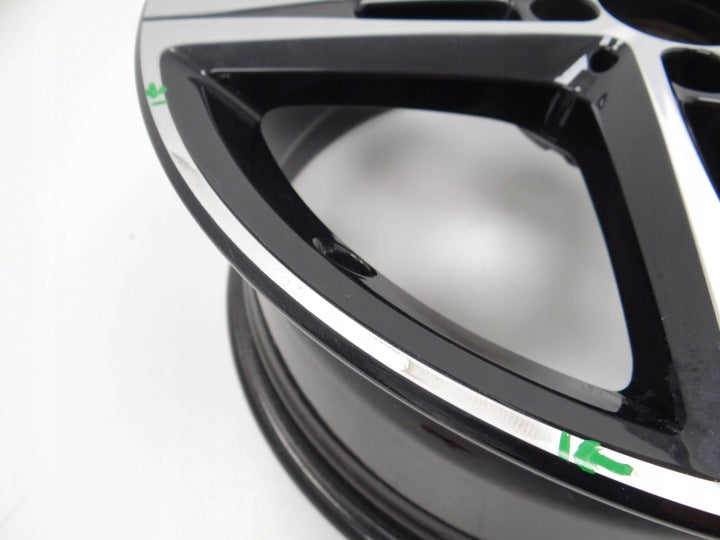 1x Alufelge 18 Zoll 7.5" 5x112 49ET Glanz Schwarz A1774010700 Mercedes-Benz W177 FEL6595706972vc