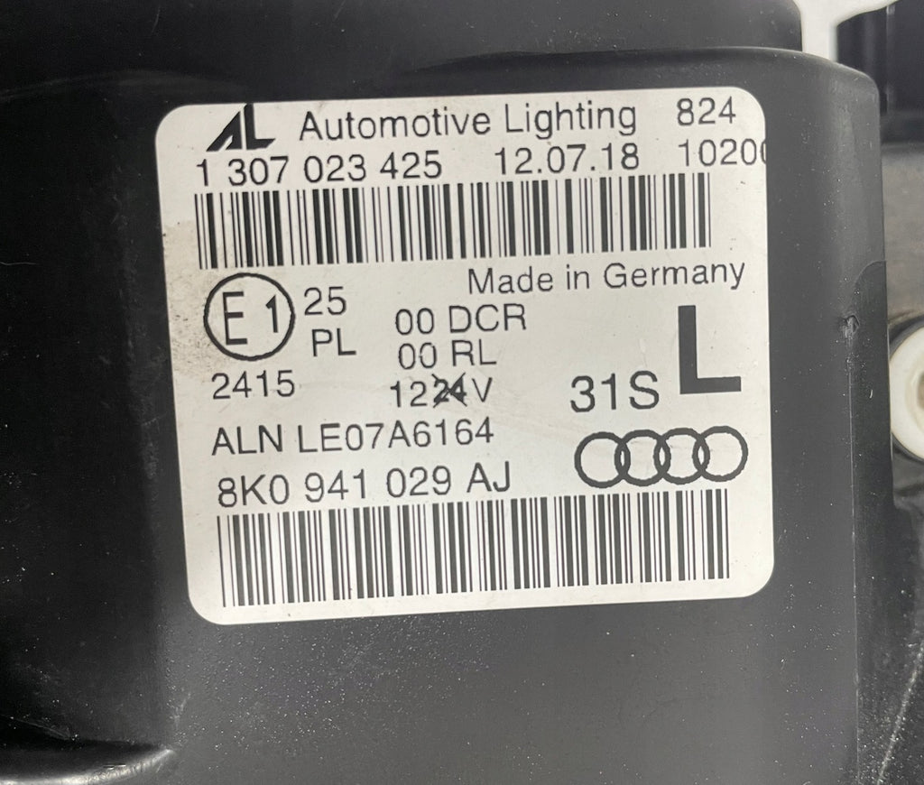 Frontscheinwerfer Audi A4 B8 8K0941029AJ Xenon Links Scheinwerfer Headlight