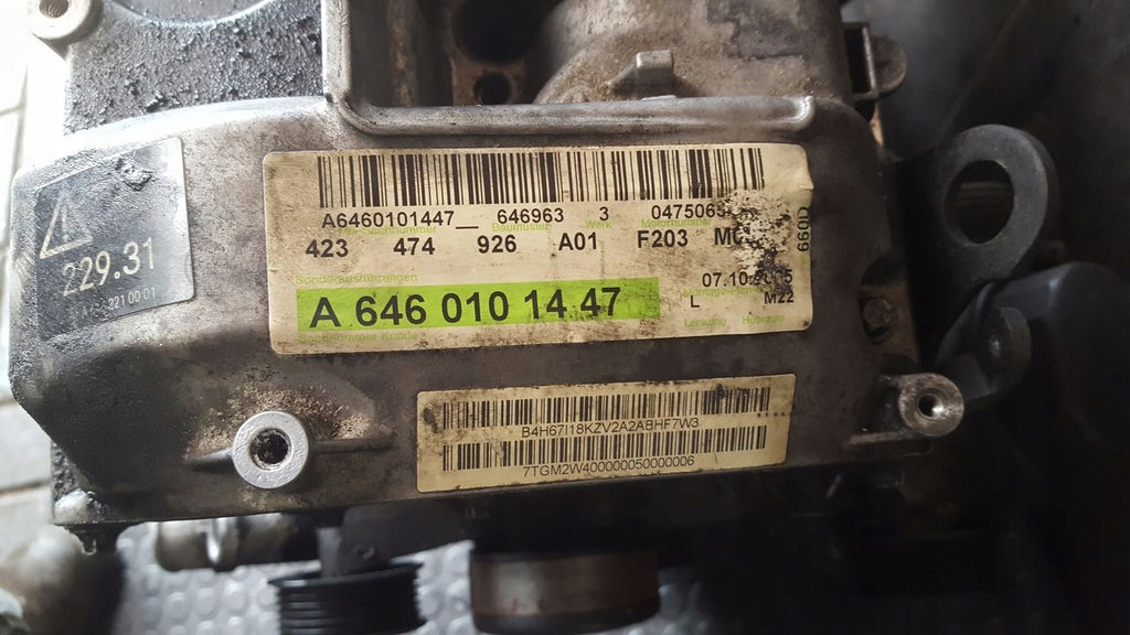 Motor Mercedes-Benz W203 646963 2.2 CDI Diesel Engine Unkomplett