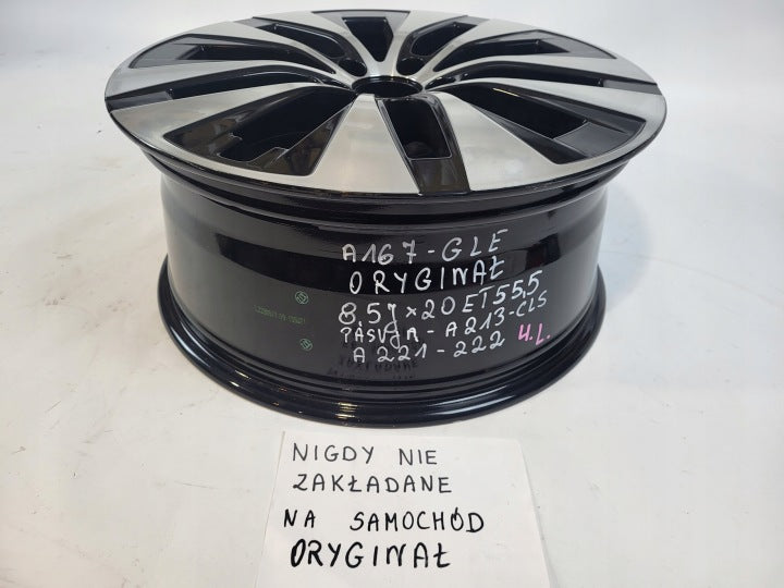 1x Alufelge 20 Zoll 8.5" 5x112 A1674013301 Mercedes-Benz Gle Rim Wheel FEL4577879739jo