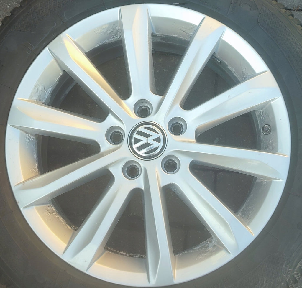 4x Alufelge 17 Zoll 6.5" 5x112 41ET Glanz Silber 3G0601025C VW Passat B8 FEL3742097945ul