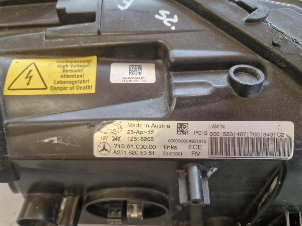 Frontscheinwerfer Mercedes-Benz Amg A2318205361 Xenon Links Headlight SCH7121470261xj