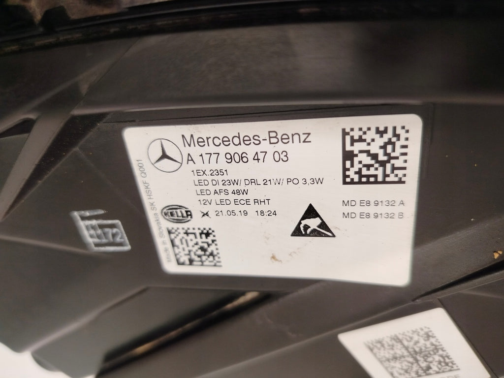 Frontscheinwerfer Mercedes-Benz W177 A1779064703 Full LED Links Headlight SCH3604307798zw