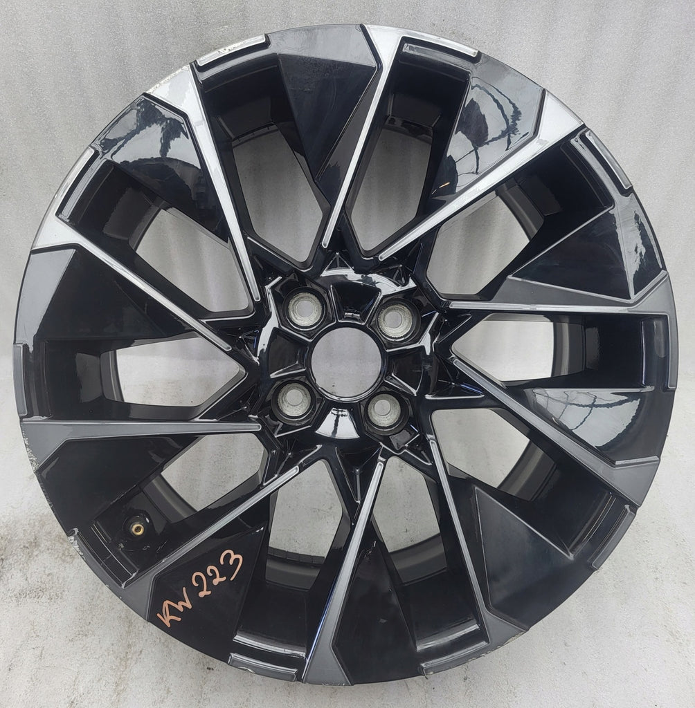 1x Alufelge 17 Zoll 7.0" 4x100 37ET Glanz Schwarz 403000990R Renault Clio I V FEL3988367723wn