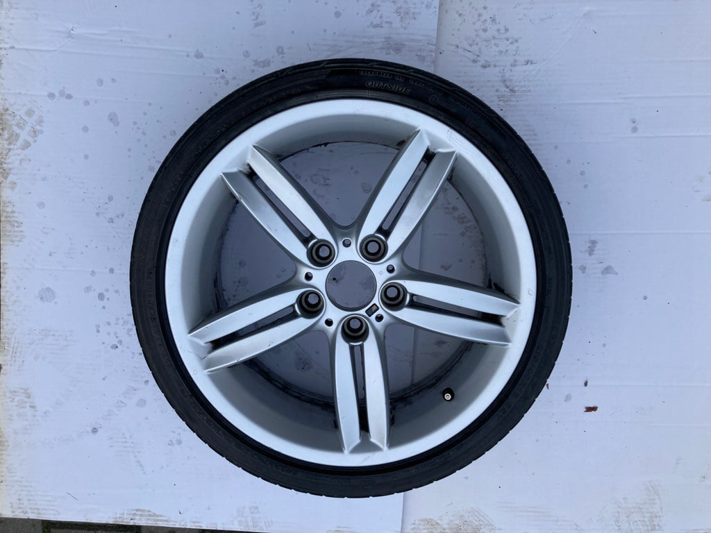 1x Alufelge 18 Zoll 7.5" 5x120 41ET Silber 8036939 BMW 1 E81 E87 Rim Wheel FEL3532338645oe