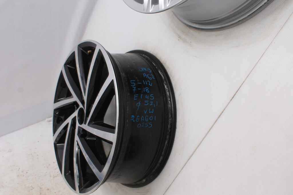 1x Alufelge 18 Zoll 7.0" 5x112 45ET Matt Schwarz 2GA601025S VW T-Roc Rim Wheel FEL9604459545he