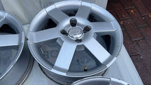 Load image into Gallery viewer, 4x Alufelge 16 Zoll 6.0" 4x108 34ET Glanz Silber 3S51AB Ford Fiesta I Fusion FEL5102439130yh