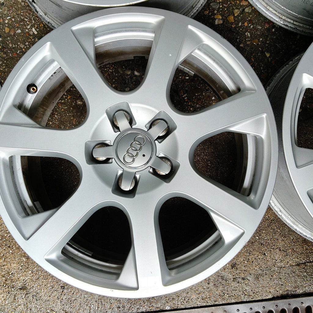 4x Alufelge 17 Zoll 7.0" 5x112 37ET Glanz Silber 8R0601025E Audi Rim Wheel FEL2313051245wb