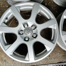 Laden Sie das Bild in den Galerie-Viewer, 4x Alufelge 17 Zoll 7.0" 5x112 37ET Glanz Silber 8R0601025E Audi Rim Wheel FEL2313051245wb