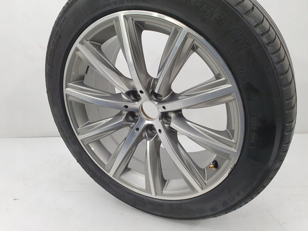1x Alufelge 18 Zoll 8.0" 5x112 30ET Glanz Grau 6874440 BMW G31 G30 Rim Wheel FEL1352814506hh